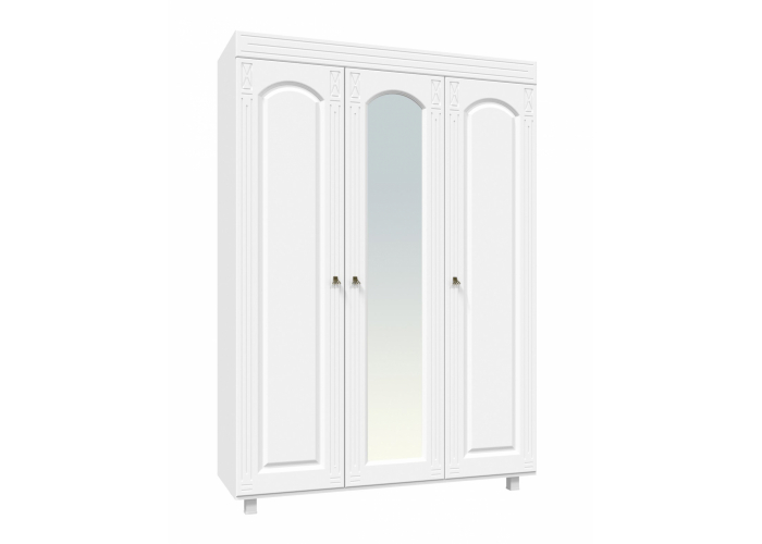 Шкаф трехстворчатый с зеркалом Compass Элизабет ЭМ-18