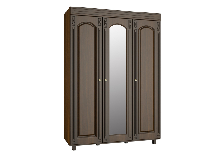 Шкаф трехстворчатый с зеркалом Compass Элизабет ЭМ-18