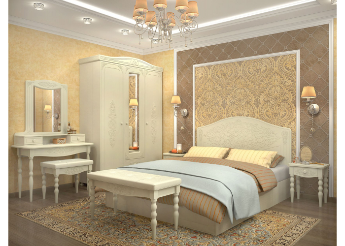 Кровать двуспальная Compass Ассоль Плюс АС-112К 160