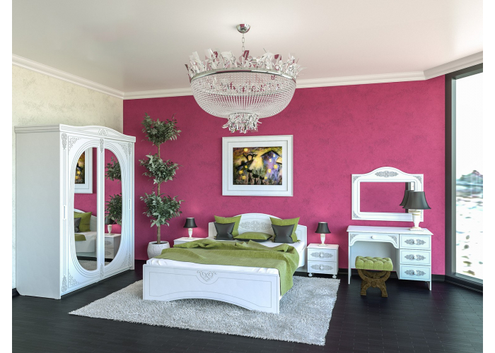 Кровать двуспальная Compass Ассоль АС-112К 140