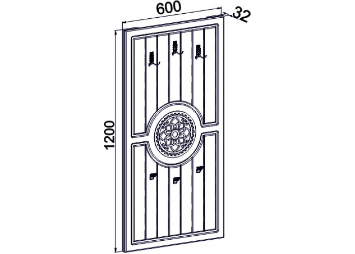 Вешалка Compass Монблан МБ-8