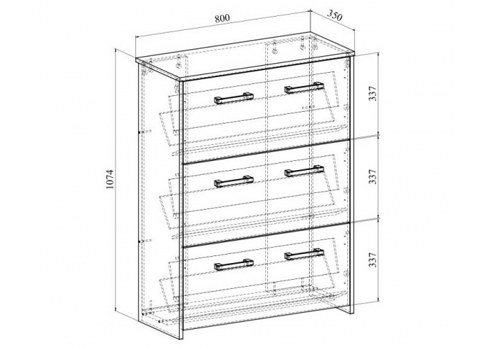 Шкаф под обувь Compass Агата АТ-1