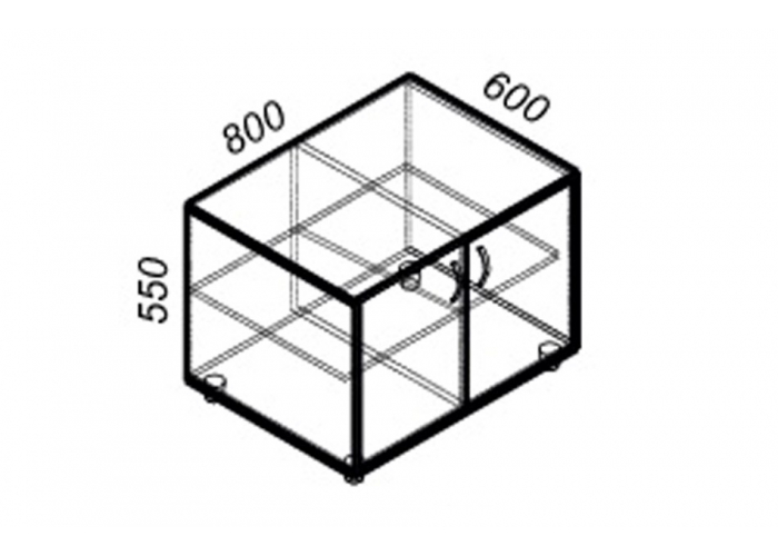 Офисная тумба ЛОББИ Стандарт СМ-203