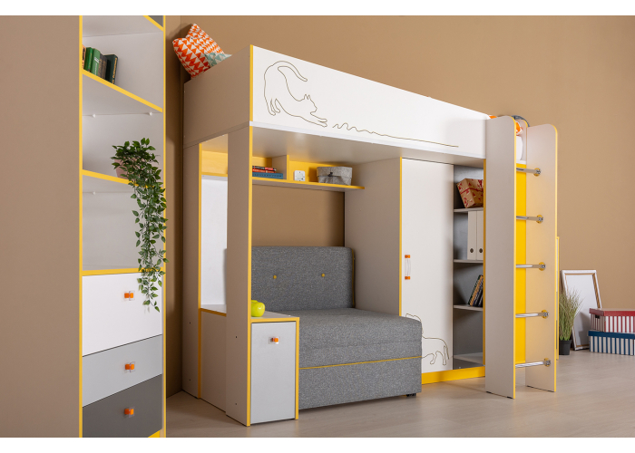 Кровать Моби Альфа и диванный блок 11.20