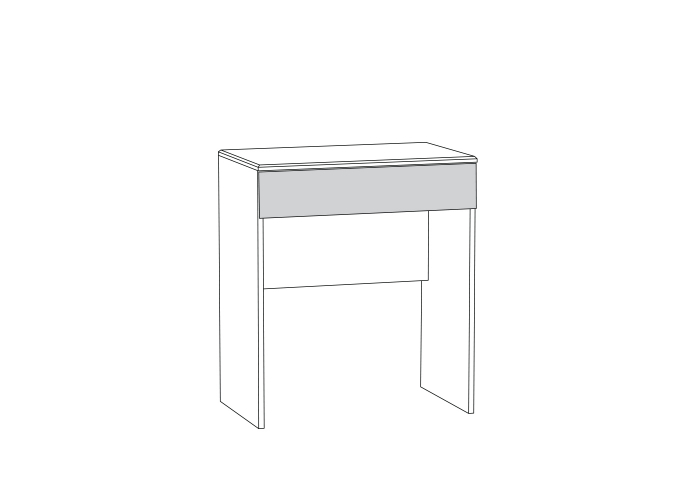 Стол туалетный Моби Амели 12.48