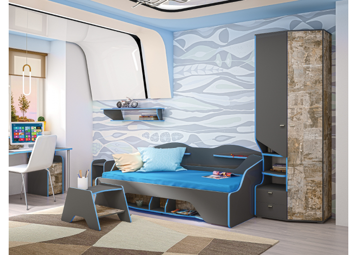 Кровать Моби Индиго 11.03