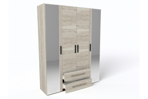 Шкаф 4-х дверный СБК Мале