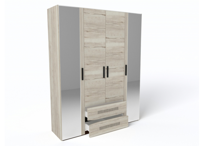 Шкаф 4-х дверный СБК Мале