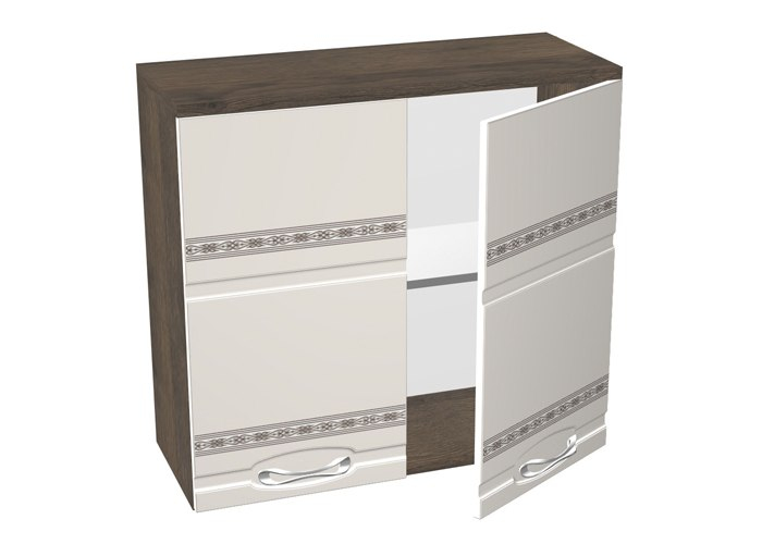 Шкаф навесной 2-х дверный СБК Астана ШГ-80