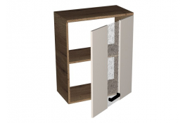Шкаф навесной со стеклом СБК Адель ШСТ-60