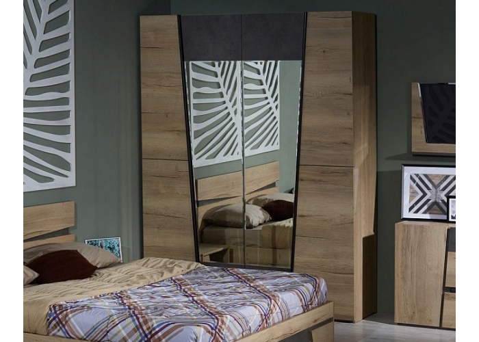 Шкаф 4-х дверный СБК Стреза