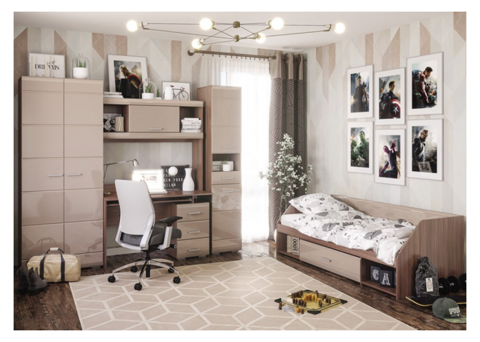 Кровать 1-но ярусная Стендмебель Симба