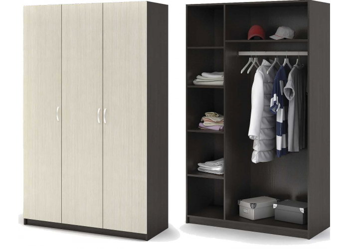 Шкаф 3-х дверный Стендмебель Бася ШК 557