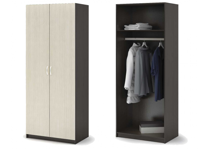 Шкаф Стендмебель Бася ШК 554 со штангой