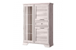 Шкаф с витриной Анрэкс FABIO 1V2D1S