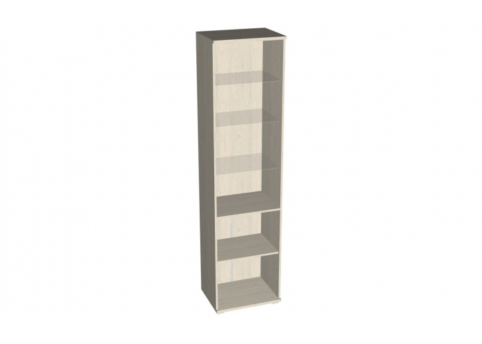 Шкаф-витрина полки ЛДСП Евромебель Катрин GV56 Р