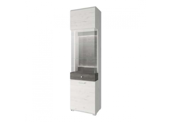 Шкаф с витриной Анрэкс SCANDY 1V1D
