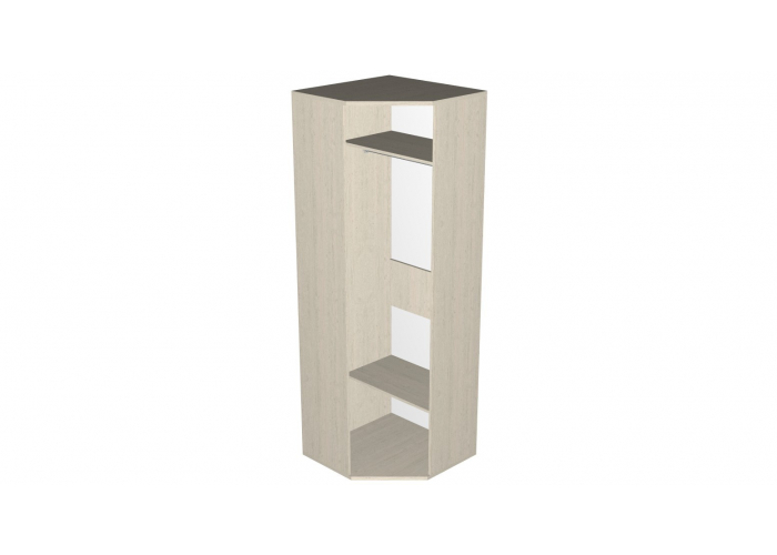 Шкаф угловой с зеркалом Евромебель Катрин PU74z