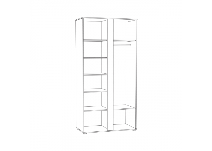 Шкаф для одежды Моби Лея 13.325