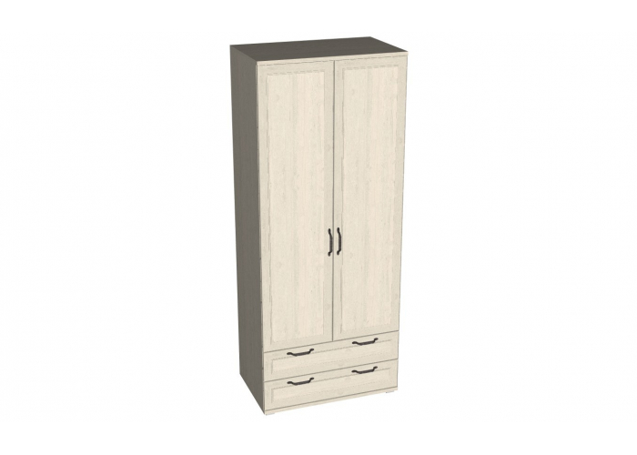 Шкаф двухдверный с ящиками Евромебель Катрин S90.2