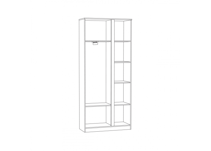 Шкаф комбинированный Моби Ника 13.11