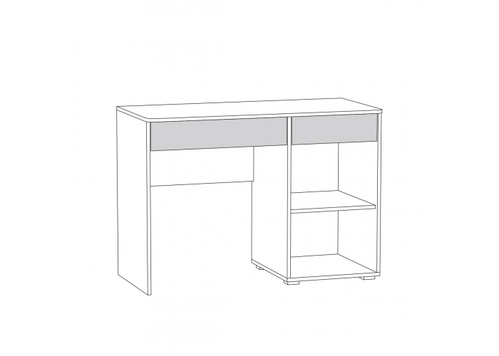 Стол письменный Моби Вуди 12.42