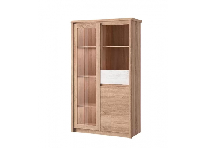 Шкаф с витриной Анрэкс SOMMA 1V1D1S2N