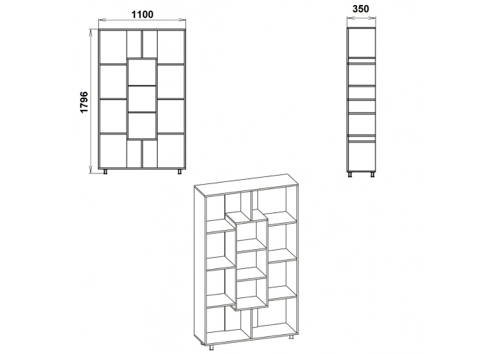 Стеллаж Победа КШ-4