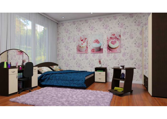 Тумба прикроватная Победа ПКТ-4