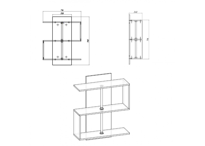Полка Победа П-8
