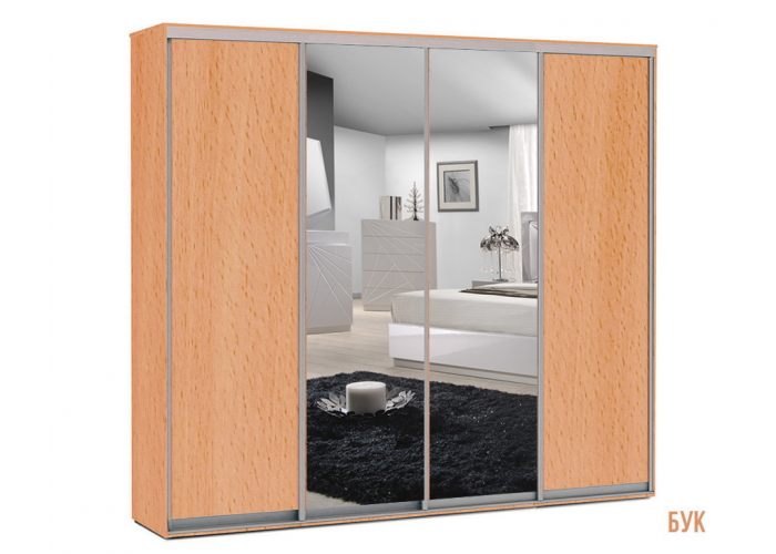 Шкаф-купе Победа 260х60х240 ДЗЗД тип-2