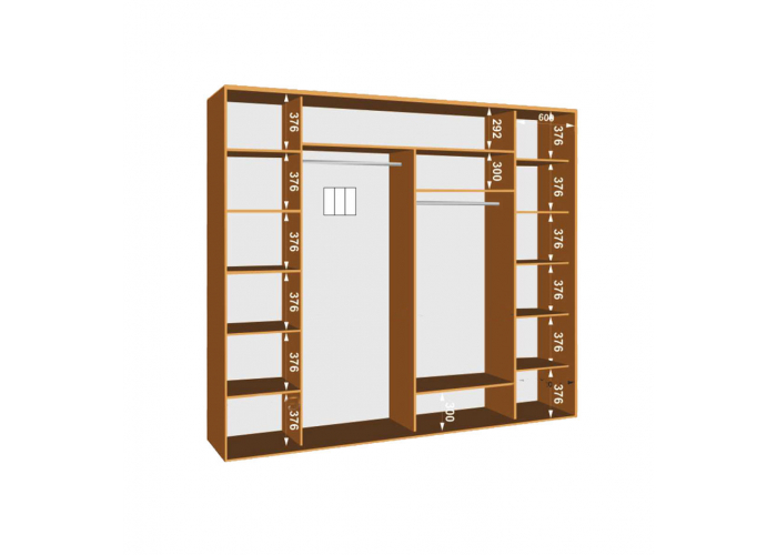 Шкаф-купе Победа Л-4-12