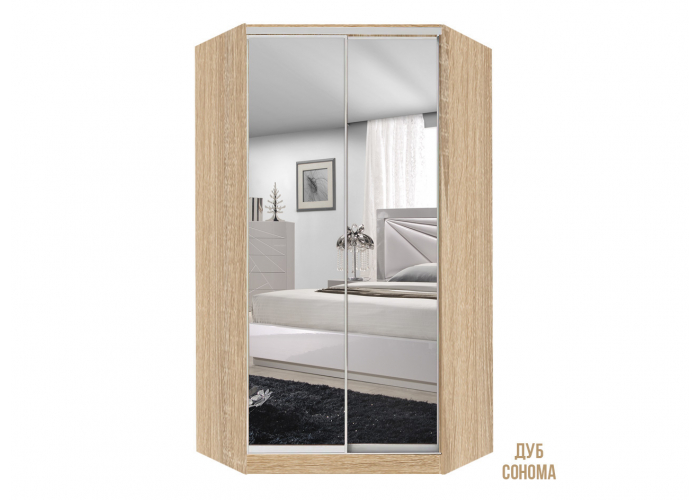 Шкаф-купе угловой Победа 130х130х240 ЗЗ