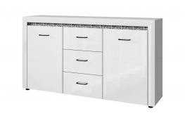 Тумба Анрэкс WHITEBLACK 2D3S