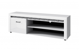 Тумба RTV Анрэкс WHITEBLACK 1D2N